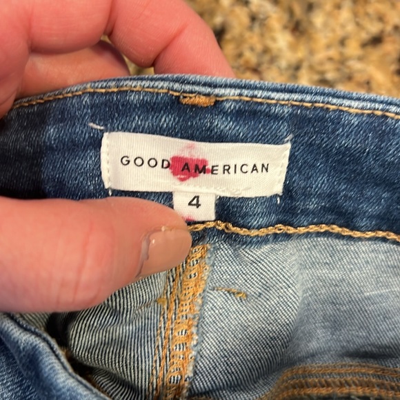 Good American stretch jean - no button fly jegging. Size 4 - Picture 2 of 7